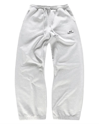 Bareen - Logo Sweatbukser - Cloudy Grey